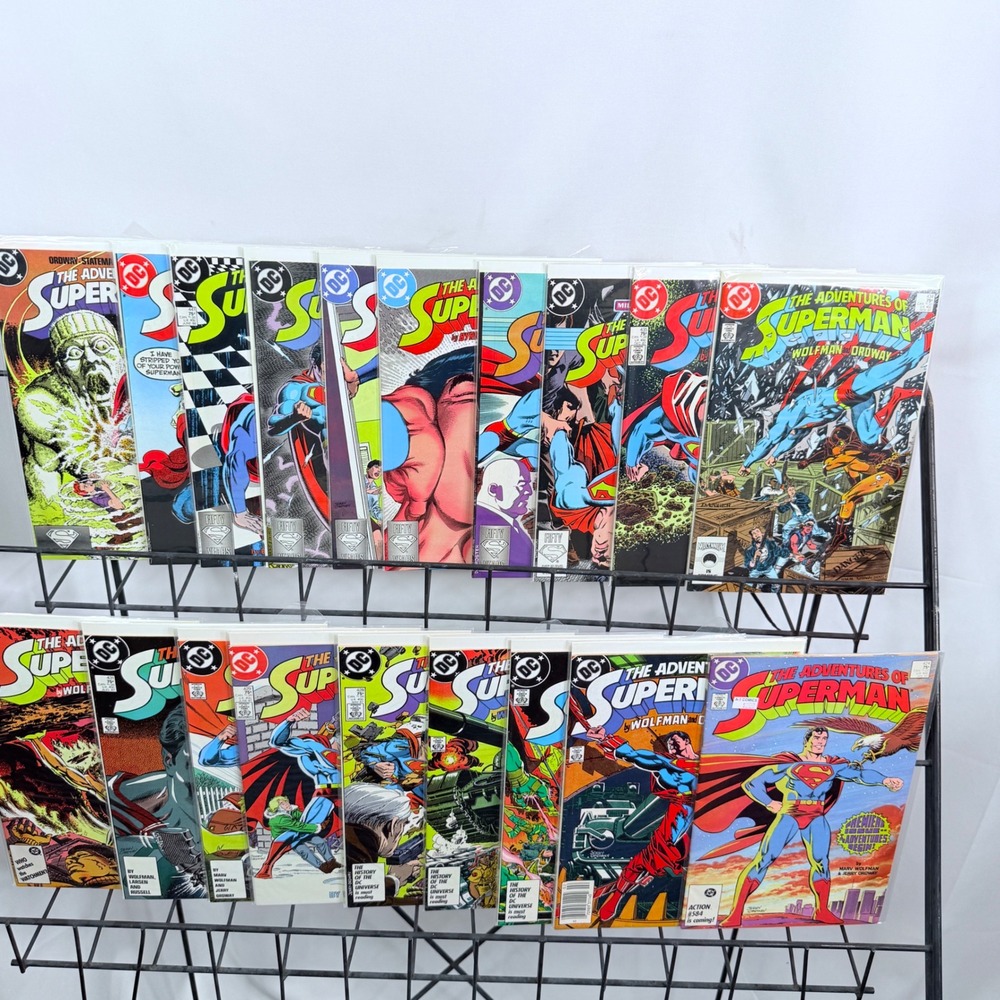 The Adventures of Superman 424-432 434-443 DC Comics Lot Wolfman Ordway